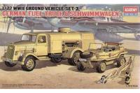 1/72 Нем_автомобиль бензозаправщик и швимваген _Academy_ 13401_