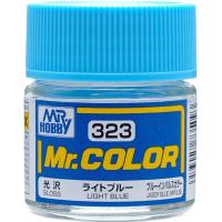 Краска акриловая Mr_Hobby Light Blue _светло-синий__ глянцевая_ 10 мл _C323_
