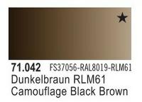 Краска Dark Brown RLM61 _темно-коричневый__ акрил_ 17 мл _71042_