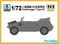 1/72 Автомобиль Kubelwagen Type 82 (S-Model, 720082)