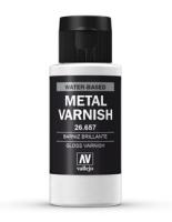 Лак Vallejo Metal Varnish_ глянец_ акриловый_ 60мл_ _Vallejo_ 26657_