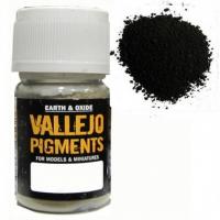 Пигмент Vallejo, Carbon Black (Smoke Black), 35 мл. (Vallejo, 73116)