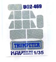 1/35 Окрасочная маска на остекление УАЗ-469 полная _Trumpeter_ _KAV_ 35042_