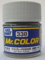 Краска акриловая Mr_Hobby Light Gray FS36495 _светло-серый__ полуглянцевая_ 10 мл _С338_
