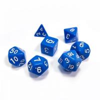 Набор из 7 кубиков для ролевых игр _синий_ _Звезда_ 1147_