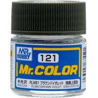 Краска акриловая Mr_Hobby RLM81 Brown Violet _коричнево-фиолетовый__ полуглянцевая_ 10 мл _C121_