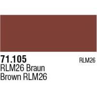 Краска Brown RLM26 _коричневый__ акрил_ 17 мл _71105_