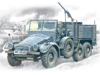 1/72 Krupp L2H143 Kfz_70_ Герм_ легкий груз_ автомобиль _ICM_ 72451_