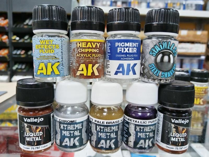 Поступление разной химии от AK и Vallejo