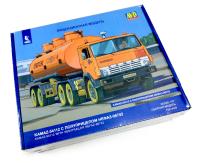 1/43 Сборная модель КАМАЗ-54112 с полуприцепом НЕФАЗ-96742 _AVD_ 7061_