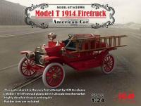 1/24 Model T 1914 Firetruck_ Американский пожарный автомобиль _ICM_ 24004_