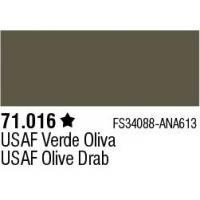 Краска USAF Olive Drab (коричнево-оливковый США), FS34088-ANA613, 17 мл (71016)