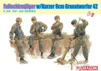 1/35 Нем_ парашютисты c 8см гранатометом обр_ 1942г_ _Dragon_ 6373_