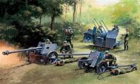 1/72 Набор нем_ орудий_ Pak35+Pak40+Flak38 _Italeri_ 7026_