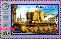 1/72 Тяжелый танк Pz.Kpfw. 754(r) (PST, 72037)