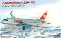 1/144 Авиалайнер  А220-100  Swiss / Delta _EE_ 144133_
