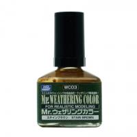 Смывка Mr_ Weathering Color_ коричневые подтеки_ 40 мл _wco3_