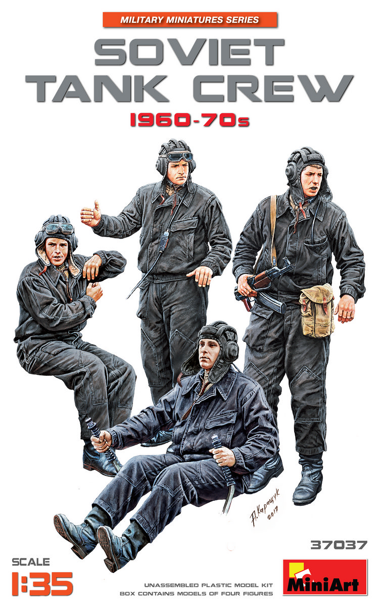 37037 MINIART 1/35 Soviet Tank Crew 1960-70s