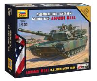 1/100 Американский осн_ боевой танк Абрамс М1А1 _Звезда_ 7405_