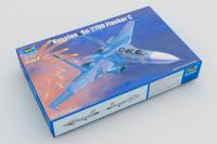 1/72 Самолет Russian Su -27UB _Flanker_ C combat trainer _Trumpeter_ 01645_