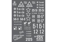 Декали Маркировка БТТ ленд-лиза в советской армии_ ВОВ_ набор 1 _Победа_ V35013_