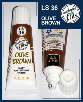 Масляная краска Wilder (матовая), Olive Brown, 20 мл (LS36)