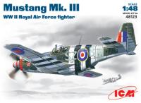 1/48 Мустанг MK III ВВС Великобритании, самолет (ICM, 48123)