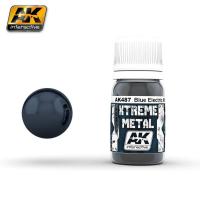 Краска Xtreme Metal Metallic Blue (синий металлик), эмаль, 30мл (AK487)