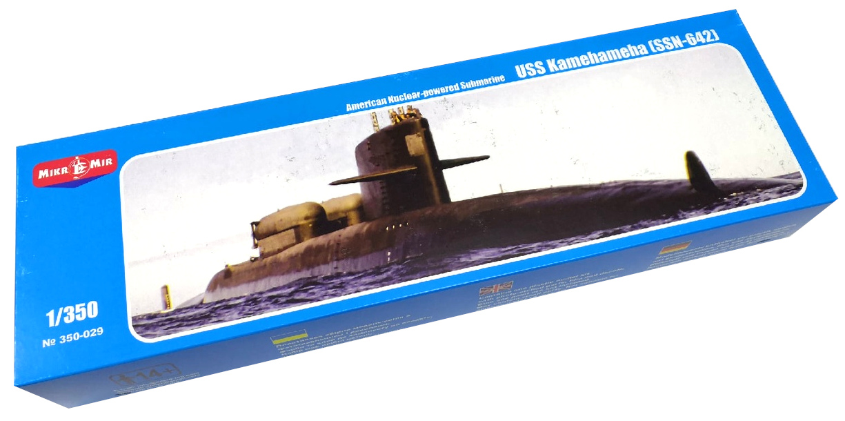 1/350 Атомная подводная лодка USS Kamehameha (SSN-642) (MikroMir