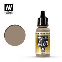 Краска Yellow Brown RAL8031 _желто-коричневый__ акрил_ 17мл _Vallejo_ 71246_