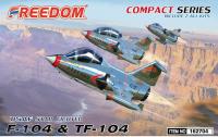 F104J & TF104 USAF _Compact Series__ 2 модели в упаковке _Freedom_ 162704_