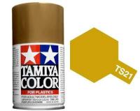 TS-21 Gold _Золотистая_ краска-спрей 100 мл_ _Tamiya_ 85021_