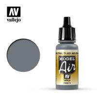 Краска Neutral Gray FS36173 _нейтральный серый__ акрил_ 17 мл _Vallejo_ 71051_