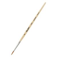 Кисть Roubloff_ круглая_ 1210 _2 кор_ ручка покрыта лаком _ЖС1-02_00Б_