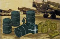 1/48 Аксессуары  German WWII Jerrycans & Oil Drums (Bronco, FB4020)