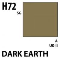 Краска акриловая Mr_Hobby Dark Earth _темная земля__ полуглянцевая_ 10 мл _H72_