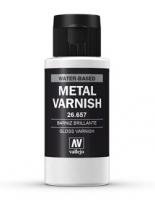 Лак Vallejo Metal Varnish, глянец, акриловый, 60мл. (Vallejo, 26657)