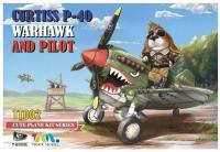Cute Curtiss P-40 warhawk + pilot _TigerModel_ TT002_