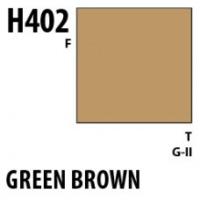 Краска акриловая Mr_Hobby Green Brown _зелено-коричневый__ матовая_ 10 мл _H402_