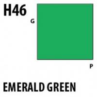 Краска акриловая Mr.Hobby Emerald Green (изумрудно-зеленый), глянцевая, 10 мл (H46)