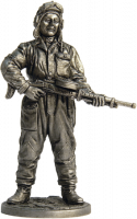 Танкист, стрелок-радист с пулемётом ДТ. 1943-45 гг. СССР (WW2-13)