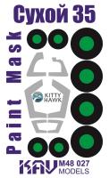 1/48 Окрасочная маска на Сухой 35 _Kitty Hawk_ _KAV_ M48027_