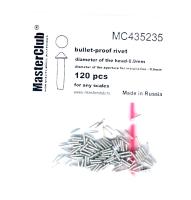 Пуленепробиваемая заклепка_ 120 шт__ шляпка 0_9мм_ диам_посад_отв_ 0_6мм _MC435235_