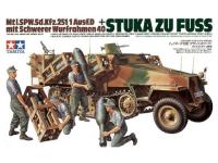 1/35 Нем_ полугусеничный БТР Sd_kfz_251/1 Ausf_D с пусков_ установкой _35151_