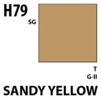 Краска акриловая Mr_Hobby Sandy Yellow_Dark Yellow_ _песочно-желтый__ полуглянцевая_ 10 мл _H79_
