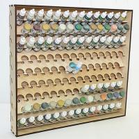 Полка подвесная под баночки 26_5 мм_ Pacific88-AERO и Art-color _WINmodels_ POL-26_5-01_