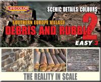 Lifecolor scenic details colours. Southern Europe Village: debris and rubble 2 (MS 08)