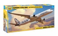 1/144 Пассажирский авиалайнер Аэробус А-350-1000 _Звезда_ 7020_