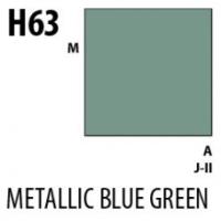Краска акриловая Mr_Hobby Metallic Blue Green _сине зеленый металлик__ 10 мл _H63_