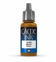 Смывка Vallejo Game Ink_ Brown _коричневая__ 17 мл _72092_